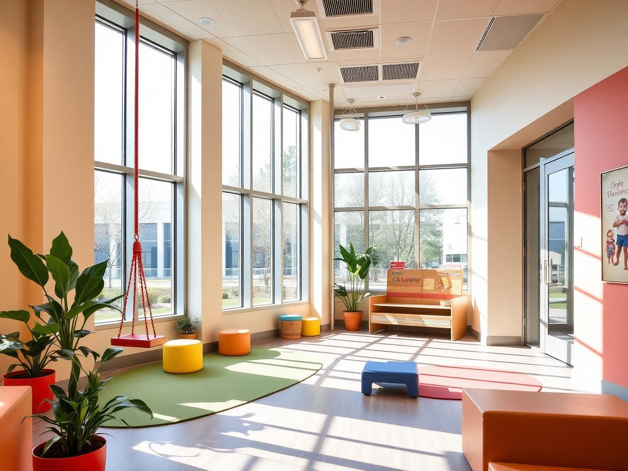 Recepção acolhedora da InfanTO com luz natural